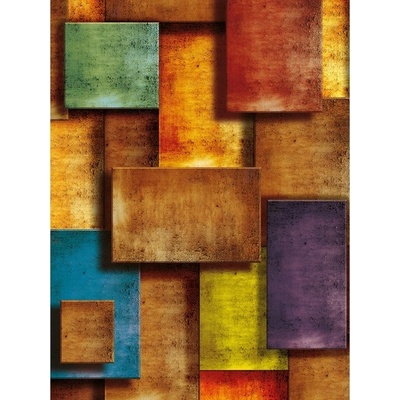 Preinterier Fototapeta panel - PL0680 - 3D kocky vlies - 206cm x 275cm