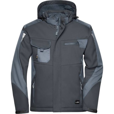 Daiber JN 824 zimní softshellová bunda black/carbon
