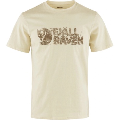 Fjällräven Lush Logo t-shirt Chalk White