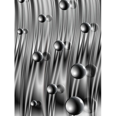 Preinterier Fototapeta panel - PL0475 - 3D gule – sivé vlies - 206cm x 275cm