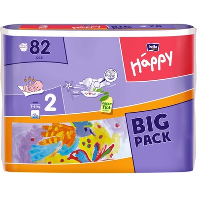 Bella Happy New Born Big Pack 82 ks