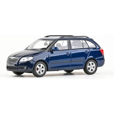 Škoda Fabia II combi (2007 1:43 ABREX modrá 1:43AB-009KC