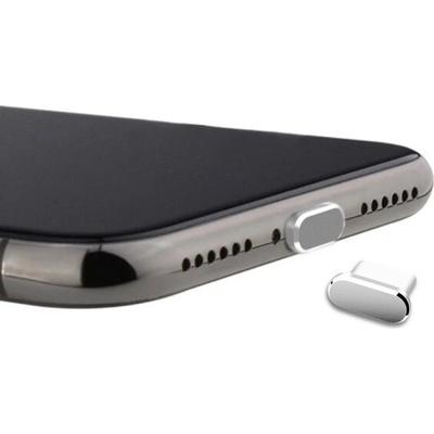 AppleKing záslepka proti prachu do USB-C konektoru pro Apple zařízení - stříbrná