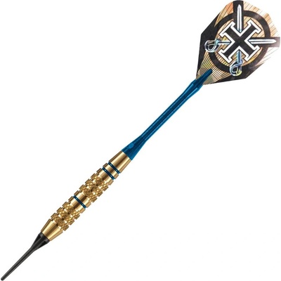 Sada soft šipek Harrows Corsair 18gr K2 modré, brass
