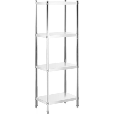 Royal Catering nerezové regály - 60x40x180 cm - Royal Catering - 200 kg