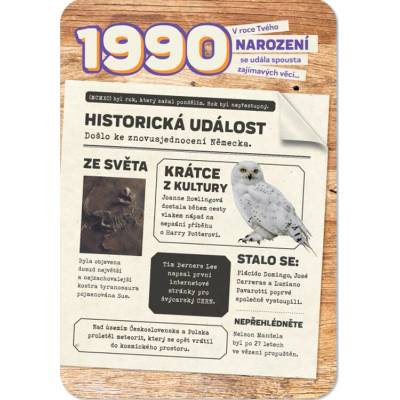 Retro přání - 1990