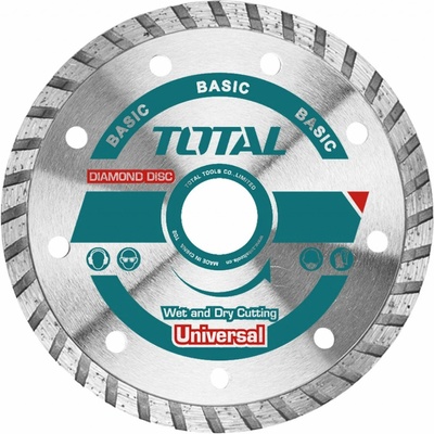 Total Kotúč diamantový rezný turbo 125 × 22,2 mm TAC2131253