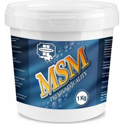 Farnam MSM Ultra-pure pre kone prášok 1 kg