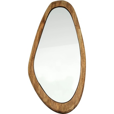 By-Boo Hnědé dřevěné závěsné zrcadlo Laban 85 x 40,5 cm – Hledejceny.cz