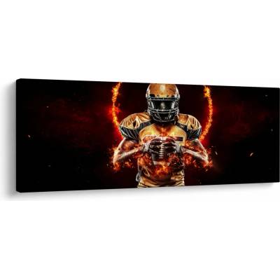 Obraz - Americký fotbalista, jednodílný 100x40 cm