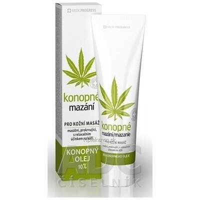 MedicProgress konopné mazání 10% konopného oleje 250 ml – Hledejceny.cz