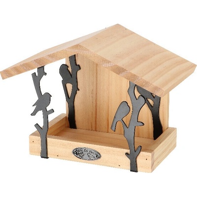 Esschert Design Krmítko pro ptáky Chiffchaff 25 x 14 x 18 cm přírodní