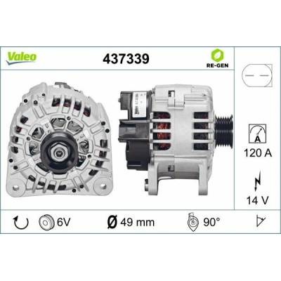 Alternátor VALEO 437339