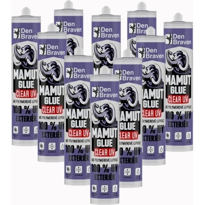 Debbex MAMUT GLUE Clear UV 290 ml transparentní 12 ks – Hledejceny.cz