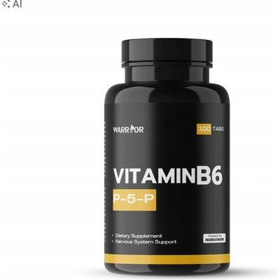 Warrior Vitamín B6 P-5-P 100 tabliet