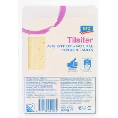 Aro Tilsiter sýr 45% plátky 400 g