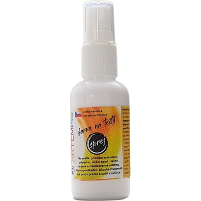 Artemiss Farba na textil v spreji 11 biela 50 g