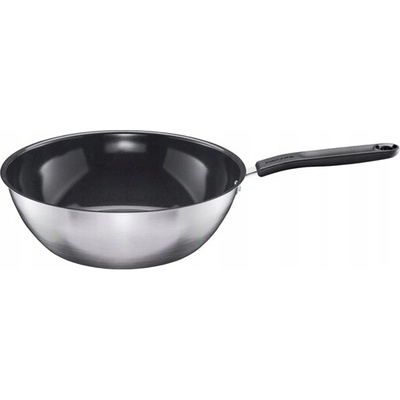 Fiskars Pánev wok Functional Form 28cm s povrchem Ceratec nerezová ocel