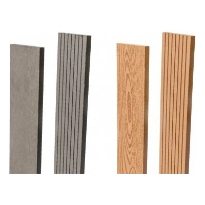 Plotovka dřevoplastová, drážkovaná, rovná hlava, GUTTAFENCE WPC 3D 80 x 12 x 1000 mm, original wood, balení 1 ks