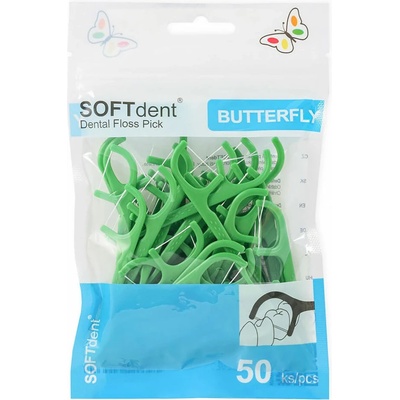 SoftDent dentální párátka s nití 50 ks – Hledejceny.cz