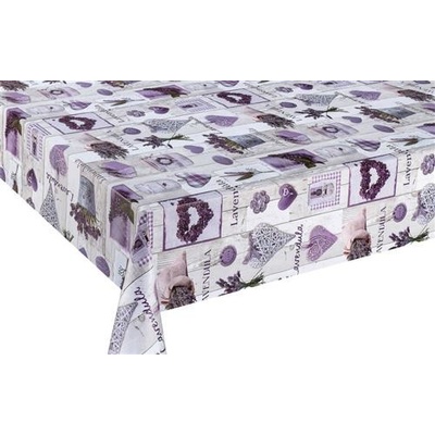 Obrus PVC 3581102 metráž, 20 m x 140 cm, levanduľa, IMPOL TRADE