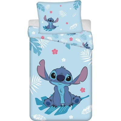 Jerry Fabrics bavlna obliečky Lilo and Stitch Blue 140x200 70x90