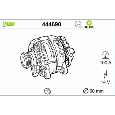 generátor VALEO 444690