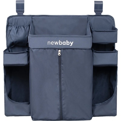 New Baby organizér na postýlku maxi modrý