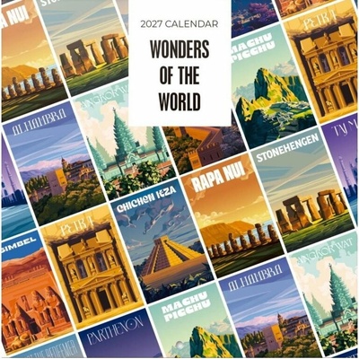 Grupo Erik Wonders of the World Nástěnný 2026/2027