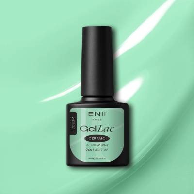 ENII NAILS Gel lak Ceramic 246 Lagoon 10 ml