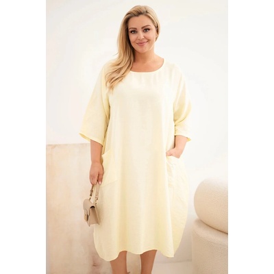 Kesi plus size žlutá