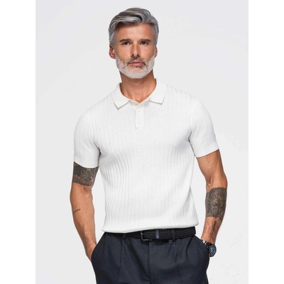 Ombre pánské polo tričko bílá