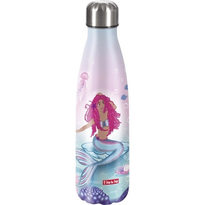 Step By Step Izolovaná fľaška na nápoj z nerezovej ocele 500 ml Mermaid Lola
