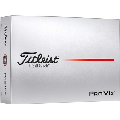 Titleist Pro V1x bílé 12 ks – Hledejceny.cz