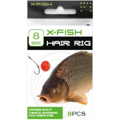 X-Fish Kapří vlas vel. 4 8 ks