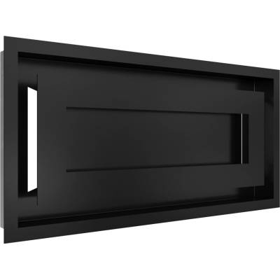 Kratki Mriežka WIND 220 x 450 mm čierna