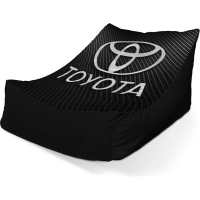 Sablio sedací vak lounge Toyota Carbon 80 x 95 x 50 cm