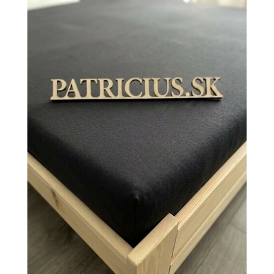 Patricius Napínacia plachta jersey tmavosivá 80x200
