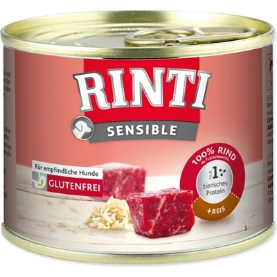 Rinti Sensible hovězí a rýže 185 g – Hledejceny.cz