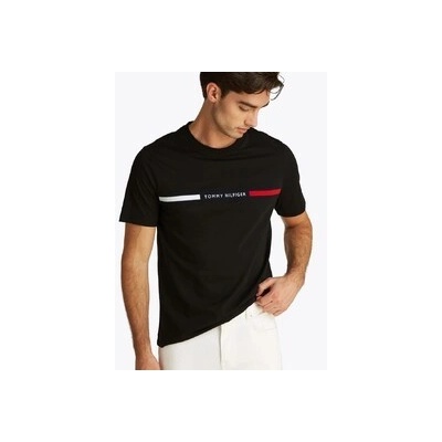 Tommy Hilfiger Chest Insert Tee černá