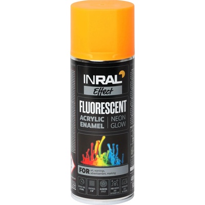 TEGRA INRAL fluorescenčný akrylový sprej 400 ml oranžová