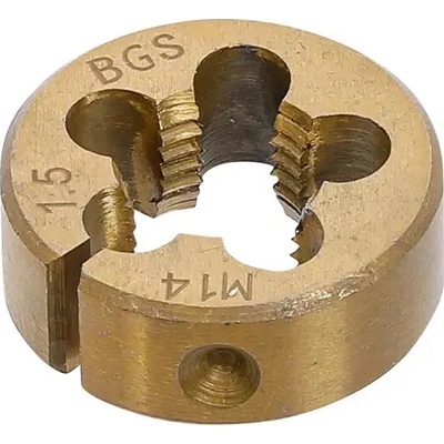 BGS 71039-3 Závitořezná kruhová čelist M14 x 1,5 mm TiN