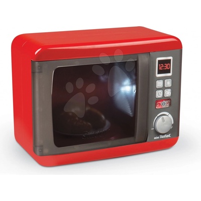 Smoby mikrovlnka elektronická Tefal Elec Micro Wave se zvukem světlem a knoflíkem