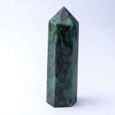 Milujeme Kameny Rubín v zoisitu - obelisk - tromlovaný kámen RZ14 – Hledejceny.cz
