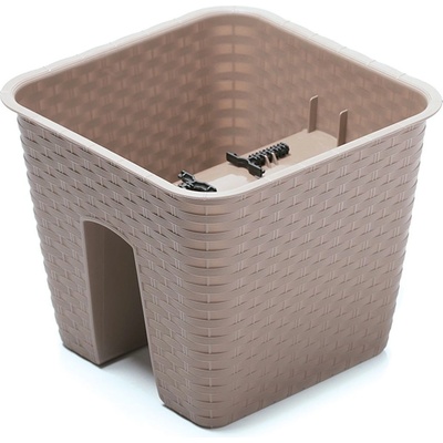 Prosperplast RATOLLA Truhlík 27,2x27,2x22,5 cm mocca