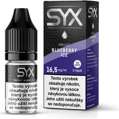 SYX NS Blueberry Ice 10 ml 16,5 mg