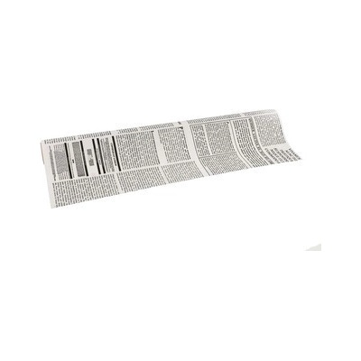 Floristická fólie 50cm x 9,1m novinový design 1/20 bílá s černpu – Hledejceny.cz