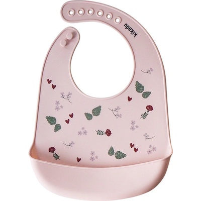 Kikadu Silikónový podbradník Rabbit Rose