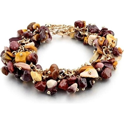 Gaira náramok Stone 30293 Brown Stone