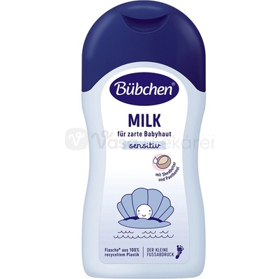 Bubchen Detské telové mlieko s bambuckým maslom a slnečnicovým olejom 400 ml telové mlieko